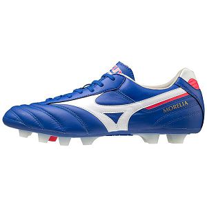 Tacos De Futbol Mizuno Morelia Ii Elite Mujer Azules/Blancos/Rojos | Mexico-124370